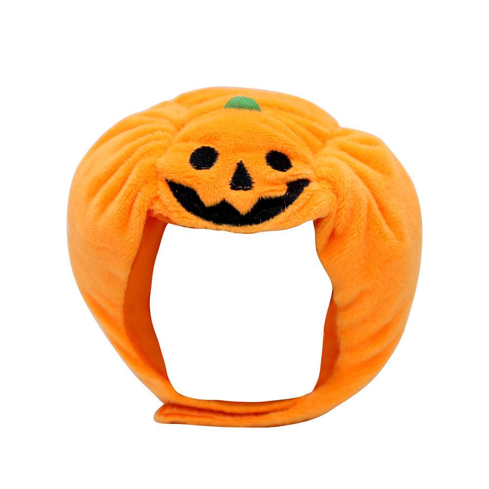 Halloween Pumpkin Pet Hat