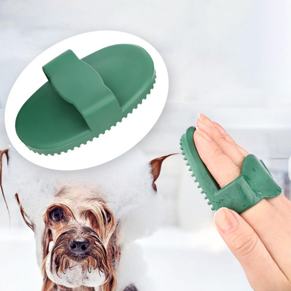 Pet bath and massage gloves for gentle dog and cat grooming