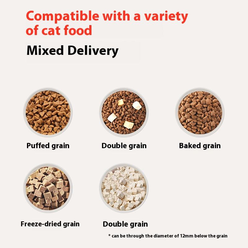 Wifi smart pet feeder 3L with camera, speaker, and app