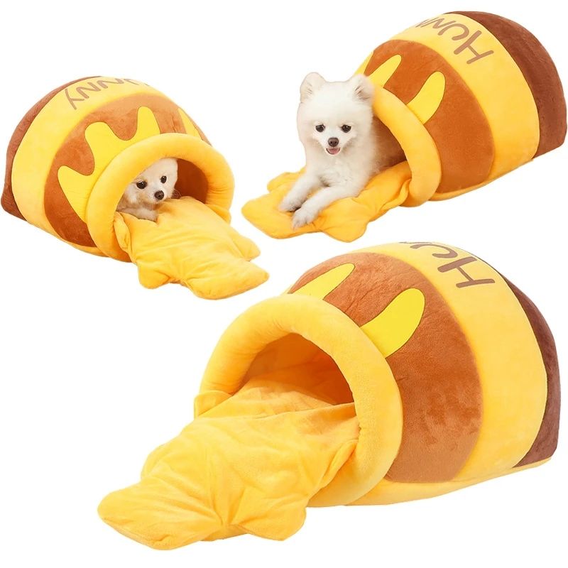 Disney Winnie the Pooh pet bed cozy and warm for cats and dogs