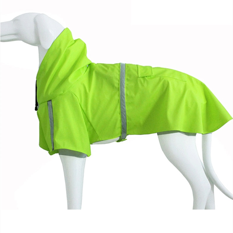 Waterproof reflective raincoat for small to large dogs outdoor fashion