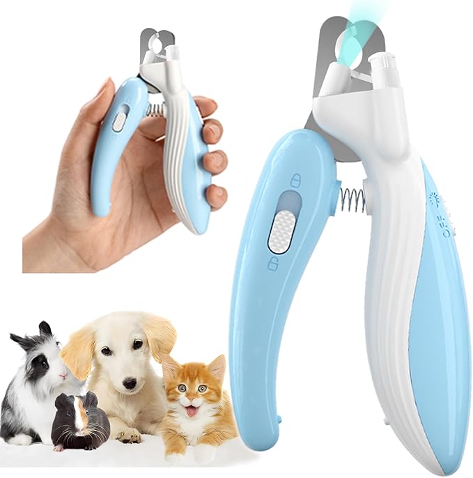 Pet Nail Clippers With Led Light