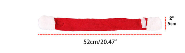 Dog scarf and cat Christmas hat festive pet accessories