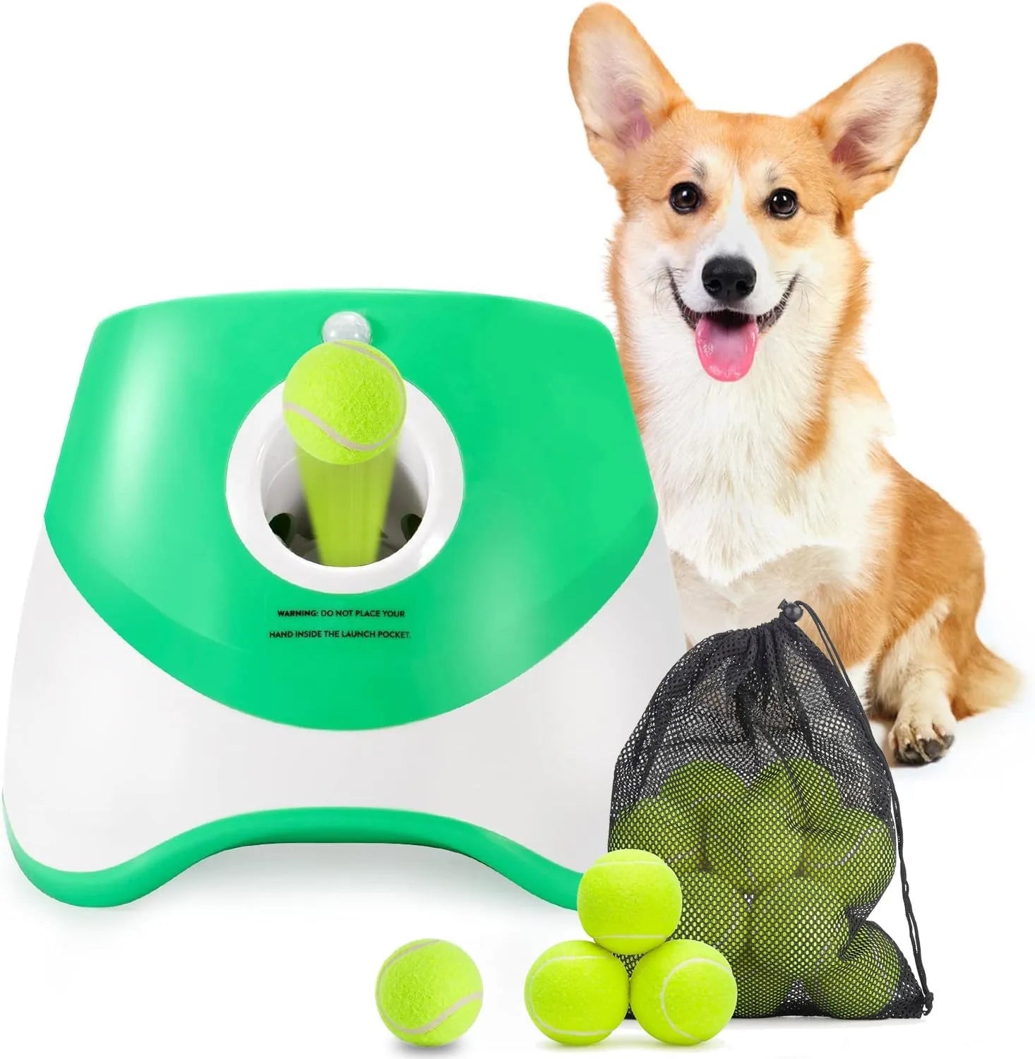 Automatic Tennis Ball Launcher for Pets