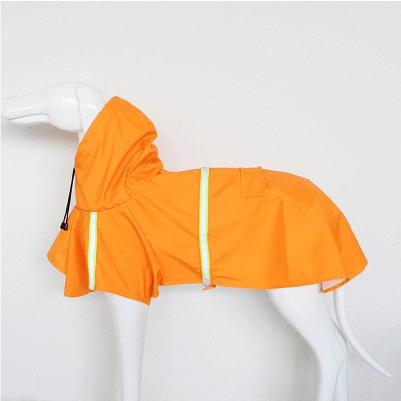 Waterproof reflective raincoat for small to large dogs outdoor fashion
