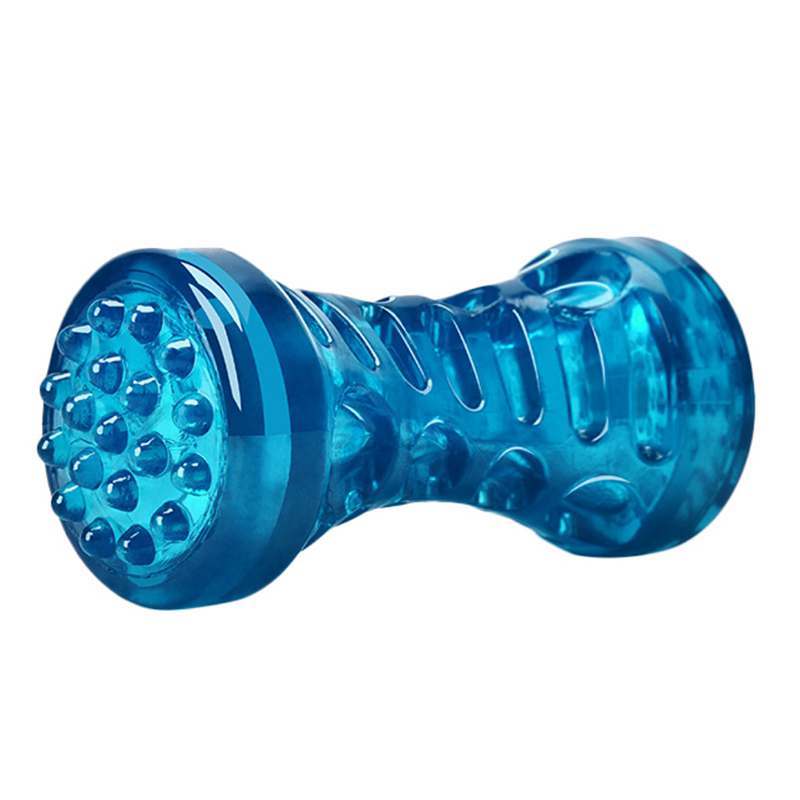 Durable TPR dog bone toy with sound and bite-resistant design