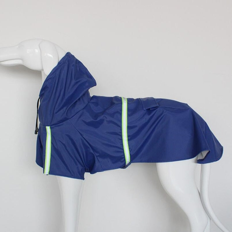 Waterproof reflective raincoat for small to large dogs outdoor fashion