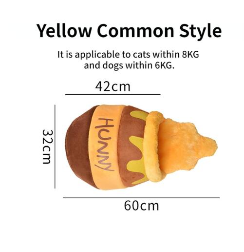 Disney Winnie the Pooh pet bed cozy and warm for cats and dogs