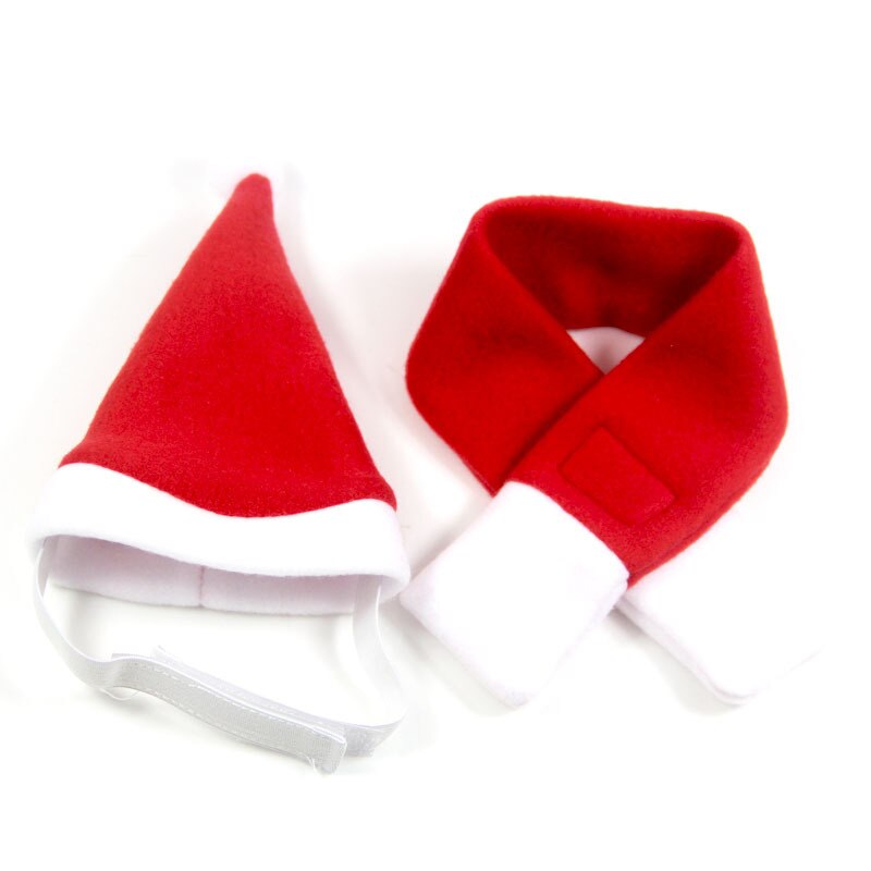 Dog scarf and cat Christmas hat festive pet accessories