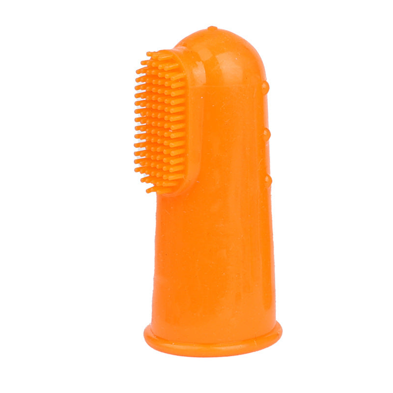 Finger toothbrush for cats and dogs easy oral cleaning tool