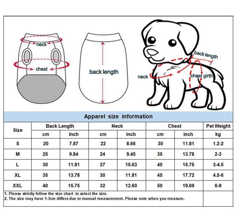 Warm thick jacket sweater for dogs and cats perfect for winter