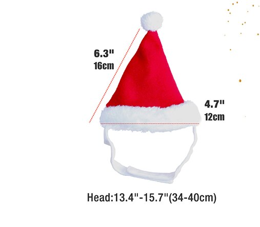 Dog scarf and cat Christmas hat festive pet accessories