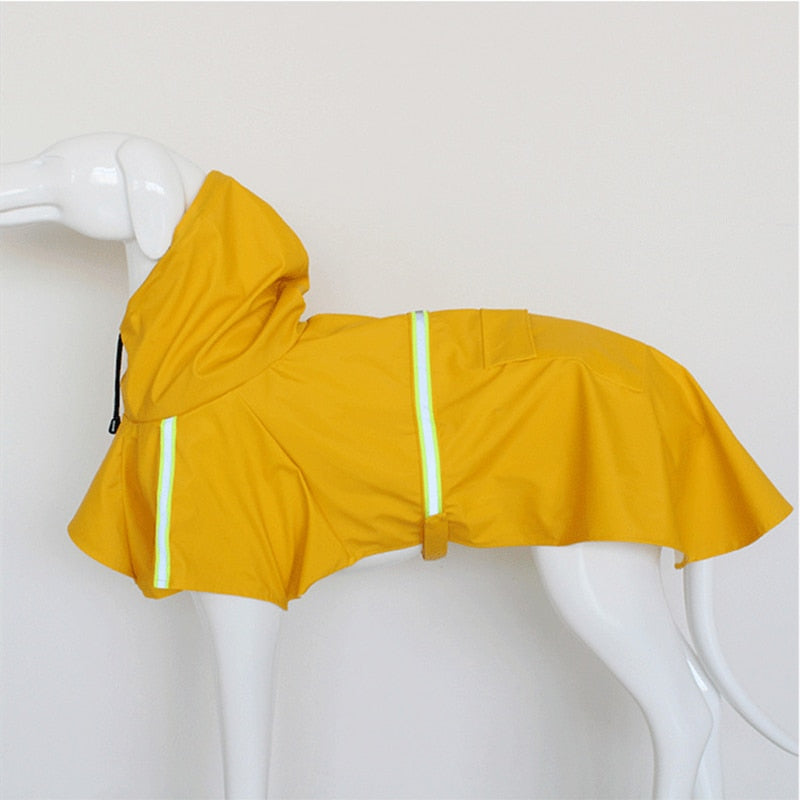 Waterproof reflective raincoat for small to large dogs outdoor fashion