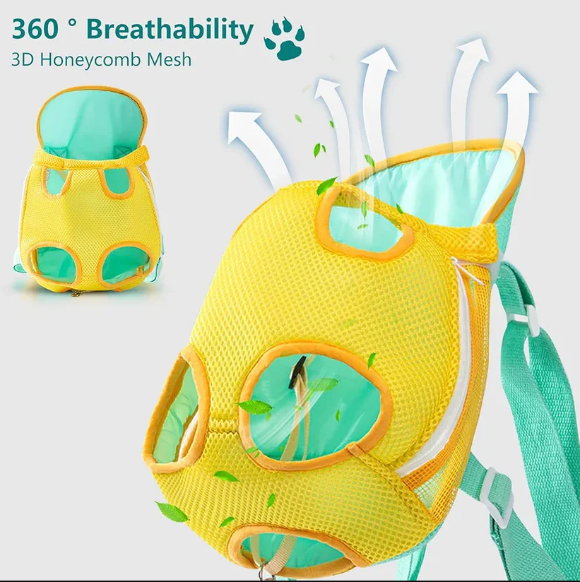 Breathable travel backpack for small dogs and cats portable pet bag