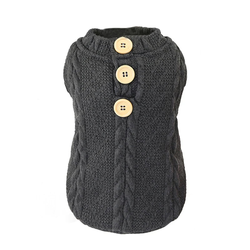 Warm thick jacket sweater for dogs and cats perfect for winter