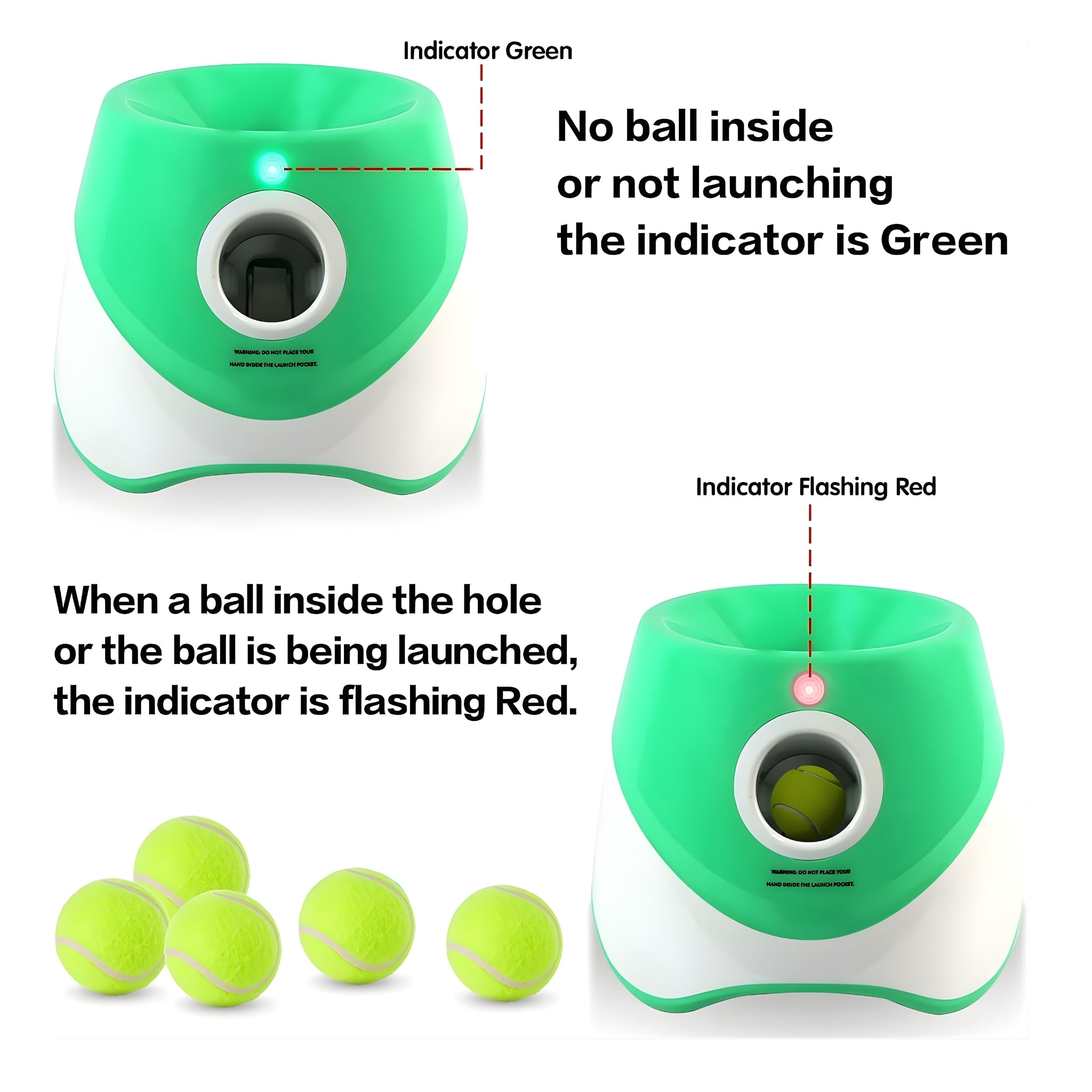 Automatic Tennis Ball Launcher for Pets